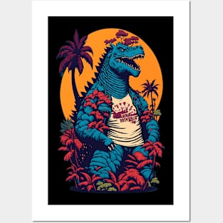 Retro Godzilla Posters and Art